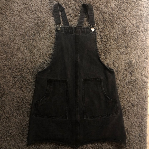 cotton on denim pinafore dress